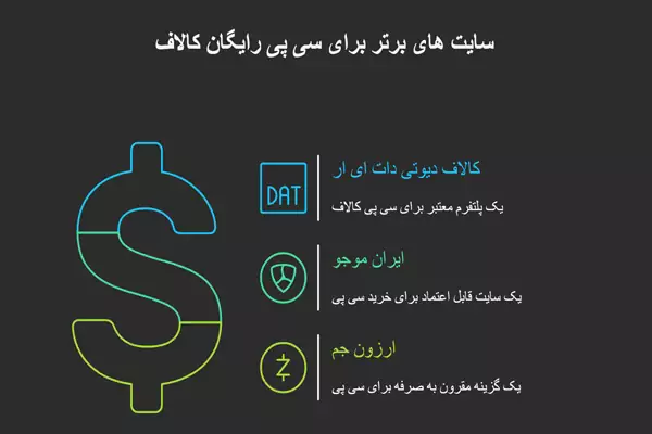 معتبرترین سایت برای سی پی کالاف رایگان