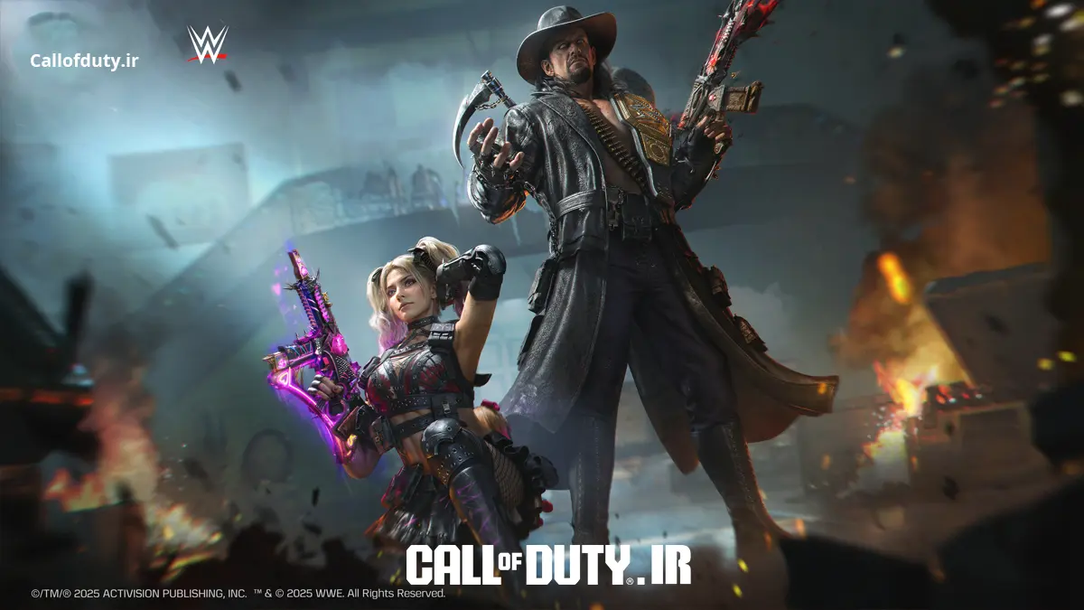 آپدیت سیزن 9 کالاف دیوتی موبایل 2025 – Midnight Rumble 2 رینگ WWE در کالاف